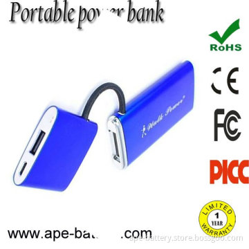 New 1900mAh universal colorful Aluminum casing solar power bank